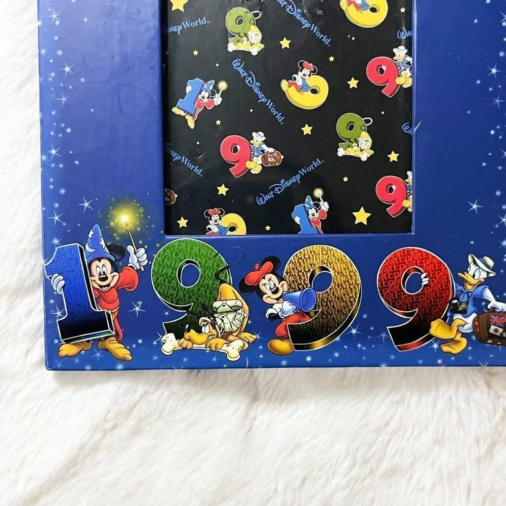 🔮 5/$25 Vintage Walt Disney World Mickey & Friends 1999 Photo‎ Frame